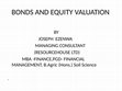 Research paper thumbnail of BONDS AND EQUITY VALUATION