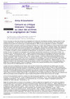 Research paper thumbnail of Anna Arzoumanov, « Censure ou critique littéraire ? Enquête au cœur des archives de la congrégation de l’Index », Acta fabula, vol. 21, n° 5, Essais critiques, Mai 2020, URL : http://www.fabula.org/revue/document12884.php