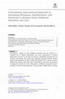 Research paper thumbnail of A Decolonial, Intersectional Approach to Disrupting Whiteness, Neoliberalism, and Patriarchy in Western Early Childhood Education and Care (by Alana Butler, Cathryn Teasley & Concepción Sánchez-Blanco – 2019)