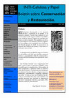 Research paper thumbnail of Boletin Conservación y Restauración del Papel