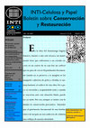 Research paper thumbnail of Boletín Conservación y Restauración del Papel