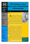 Research paper thumbnail of Boletín Conservación y Restauración del Papel