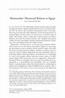 Research paper thumbnail of Maimonides' Menstrual Reform in Egypt