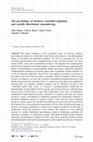 Research paper thumbnail of The psychology of memory, extended cognition, and socially distributed remembering