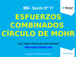 Research paper thumbnail of * ESFUERZOS COMBINADOS - CÍRCULO DE MOHR