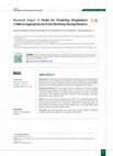 Research paper thumbnail of Research Paper: A Model for Predicting Hospitalized Children Appropriate for Early Discharge During Disasters A B S T R A C T