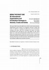 Research paper thumbnail of Bring the Right One In: International Organizations and Privatization Strategies in Slovenia, Croatia and Serbia.