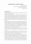 Research paper thumbnail of NARRATIVIDAD Y ASPECTUALIDAD