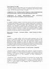 Research paper thumbnail of Corrupção nas contratações públicas: dois instrumentos analíticos para a detecção de indevidos incentivos