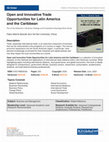 Research paper thumbnail of Open and Innovative Trade Opportunities for Latin America and the Caribbean