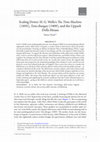 Research paper thumbnail of Scaling Down: H. G. Wells’s The Time Machine (1895), Tono-Bungay (1909), and the Uppark Dolls House