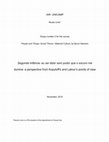 Research paper thumbnail of Segunda Infância: eu sei dizer sem pudor que o escuro me ilumina: a perspective from Kopytoff's and Latour’s points of view