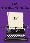 Research paper thumbnail of ARS TRANSLATORICA : зб. перекладів / Упорядники: О.В. Константінова, О.П. Демиденко. – Рівне : РДГУ, 2020. – Вип. 4. – 122 с.