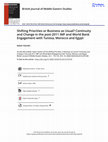 Research paper thumbnail of Shifting Priorities or Business as Usual? Continuity and Change in the post-2011 IMF and World Bank Engagement with Tunisia, Morocco and Egypt