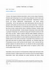 Research paper thumbnail of Luther Reformu ve Kadın