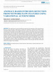 Research paper thumbnail of Anomaly-Based Intrusion Detection From Network Flow Features Using Variational Autoencoder