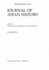 Research paper thumbnail of Counter-Reformation Policies versus Geostrategic Politics in the "Estado da India": the case of Governor Francisco Barreto (1555-1558), Journal of Asian History, nº 51 (2017 -2), pp. 189-222.