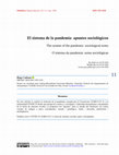 Research paper thumbnail of El sistema de la pandemia: apuntes sociológicos