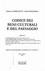 Research paper thumbnail of Commento agli artt. 160-161, Codice dei beni culturali e del paesaggio