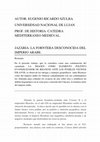 Research paper thumbnail of AUTOR: EUGENIO RICARDO SZULBA UNIVERSIDSAD NACIONAL DE LUJAN PROF. DE HISTORIA. CATEDRA MEDITERRANEO MEDIEVAL. JAZÁRIA: LA FORNTERA DESCONOCIDA DEL IMPERIO ARABE