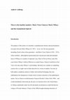 Research paper thumbnail of Three is the loneliest number: Marie Vieux Chauvet, Marie NDiaye and the traumatized triptych