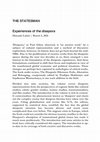 Research paper thumbnail of Experiences of the diaspora