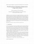 Research paper thumbnail of Predicting Forced Population Displacement Using News Articles