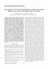 Research paper thumbnail of Development of a Novel Force Sensing System to Measure the Ground Reaction Force of Rats with Complete Spinal Cord Injury