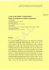 Research paper thumbnail of ¿Cómo lo que hablan? Construcciones focales en el español en contacto con guaraní