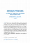 Research paper thumbnail of Así lo que me gusta: notas sobre la interfaz sintaxis-pragmática en el español paraguayo