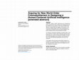 Research paper thumbnail of Arguing for New World Order Cosmopolitanism in Designing a Human-Centered Artificial Intelligence [extended abstract]