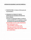 Research paper thumbnail of ANTEOJOS DE SEGURIDAD ( LEALTAD COMERCIAL