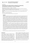 Research paper thumbnail of Radiological and health hazards resulting from radioactivity   and elemental composition of some soil samples