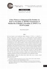 Research paper thumbnail of A Rare Witness to Muḥammad Ibn Ibrāhīm Al-Kisāʾī’s (Naysābūr, d. 385/996) Transmission of Muslim Ibn Al-Ḥajjāj’s (Naysābūr, d. 259/872–3 or 261/875) Ṣaḥīḥ