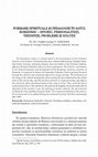 Research paper thumbnail of Cercetarea teologică românească la an centenar FORMARE SPIRITUALĂ {I PEDAGOGIE ÎN SATUL ROMÂNESC -ISTORIC, PERSONALITĂ}I, TENDIN}E, PROBLEME {I SOLU}II