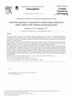 Research paper thumbnail of About the Experience in Operation of Reciprocating Compressors under Control of the Vibration Monitoring System