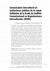 Research paper thumbnail of Comunicación intercultural en instituciones públicas de la salud: Validación de la Escala de Conflicto Comunicacional en Organizaciones Interculturales (ECCOI)