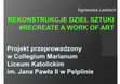 Research paper thumbnail of Rekonstrukcje dzieł sztuki 
#Recreate a Work of Art