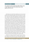 Research paper thumbnail of Ali b. Mahmûd el-Bistâmî [Molla Musannifek], Hallü'r-rumûz ve keşfü'l-künûz, thk. Seyyid Yusuf Ahmed, Beyrut: Kitâb nâşirûn, 2013/1434, 736 sf.