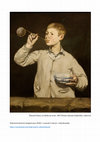 Research paper thumbnail of LES BULLES DE SAVON - Edouard Manet ★ Podcast Iselp Bruxelles