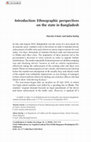 Research paper thumbnail of Introduction: Ethnographic perspectives on the state in Bangladesh