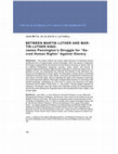 Research paper thumbnail of Between Martin Luther and Martin Luther King: James Pennington’s Struggle for ‘Sacred Human Rights’ Against Slavery