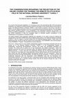 Research paper thumbnail of THE CONSIDERATIONS REGARDING THE PROJECTION OF THE ONLINE COURSE FOR TRAINING THE REMOTE PILOTS IN RPAS FIELD IN THE NATIONAL DEFENSE UNIVERSITY "CAROL I"