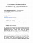 Research paper thumbnail of Ko Pane'sā 'Takkī'ti ? Theraññāya Vinicchayaṃ (What is the Morpheme of ‘Takkī’: (A Judgement of Theravādians’ Philosophic Interpretations)