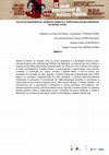 Research paper thumbnail of POLÍTICAS INDIGENISTAS, DESENVOLVIMENTO E TERRITORIALIDADES INDÍGENAS NO BRASIL ATUAL