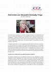 Research paper thumbnail of "Entrevista con Alexandra Kennedy Troya", realizada por Jaime Cedillo Feijóo