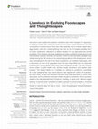 Research paper thumbnail of Livestock in Evolving Foodscapes and Thoughtscapes