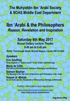 Research paper thumbnail of Muhiddin Ibn 'Arabi Society_SOAS_London