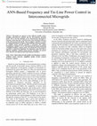 Research paper thumbnail of ANN-Based Frequency and Tie-Line Power Control in Interconnected Microgrids