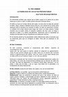 Research paper thumbnail of EL ITER CRIMINIS LA PUNIBILIDAD DE LOS ACTOS PREPARATORIOS